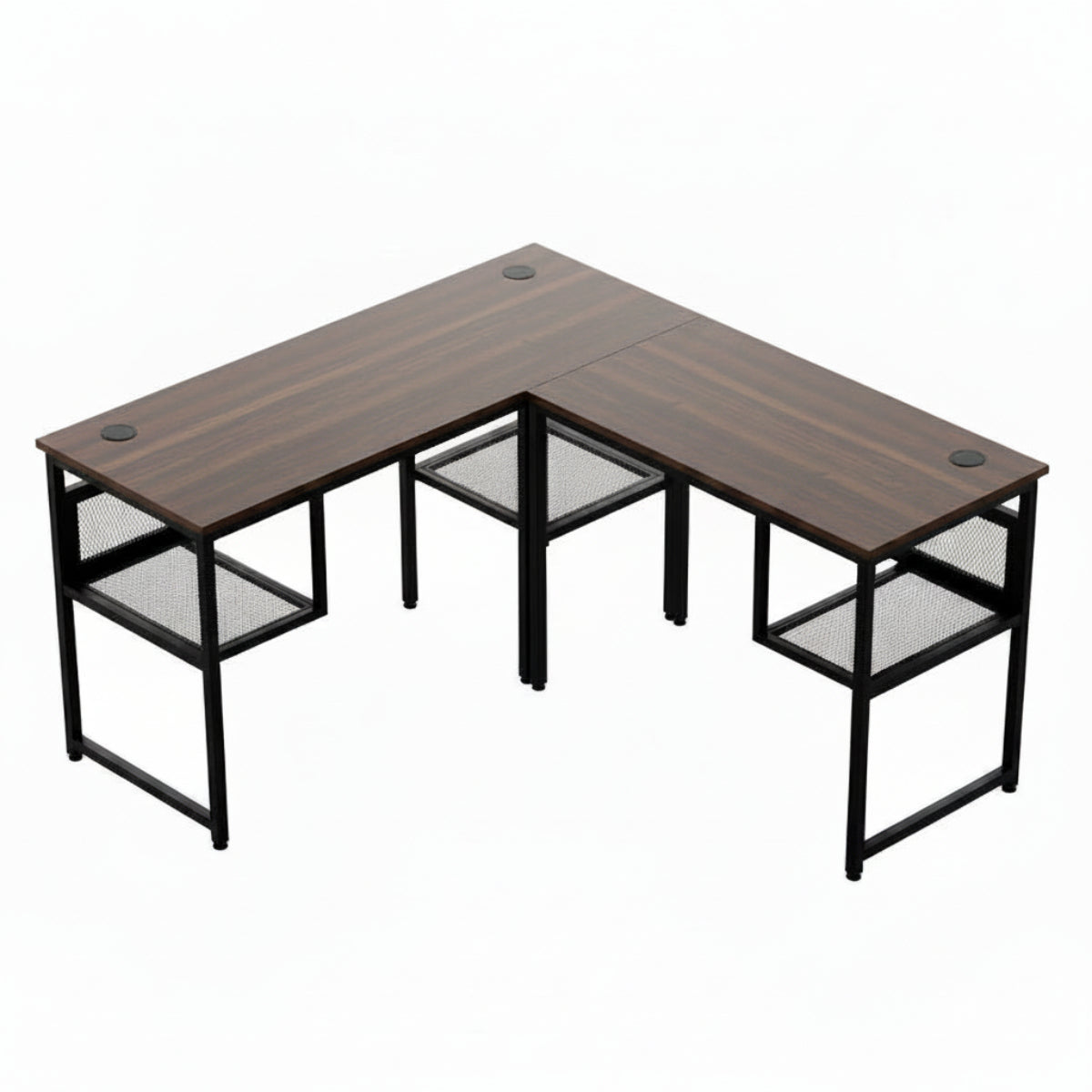 L Shaped Gaming Desk Home Office Fifty Inch Computer Table