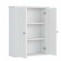 Bathroom Wall Mounted Cabinet Two Door Storage Organizer