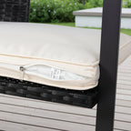 Outdoor Wicker Bistro Set Two Chairs Outdoor Patio Table