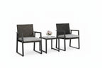 Outdoor Wicker Bistro Set Two Chairs Outdoor Patio Table