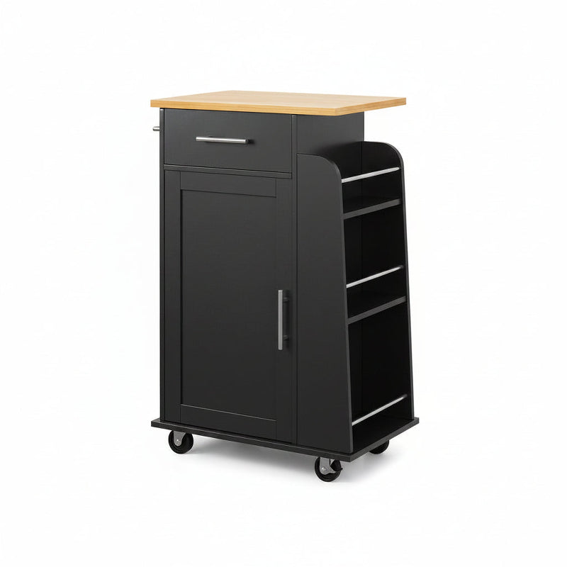 Rolling Kitchen Island Cart Storage Cabinet Mobile Kitchen