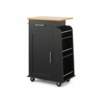 Rolling Kitchen Island Cart Storage Cabinet Mobile Kitchen