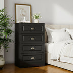 Tall Five Drawer Vertical Dresser Bedroom Storage Cabinet