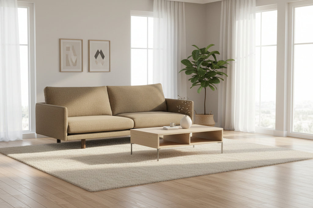3 Seater Sofa in Toasted Oat Fabric