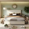 Bed Frame with 4 Storage Drawers Modern Platform Bed Set