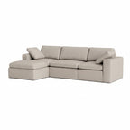 Outdoor 4 Piece Modular Sectional Sofa in Desert