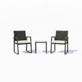 Outdoor Wicker Bistro Set Two Chairs Outdoor Patio Table