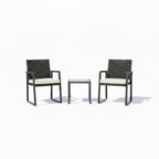 Outdoor Wicker Bistro Set Two Chairs Outdoor Patio Table