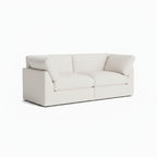 Large 2 Piece Modular Sofa Set in Nomad Snow